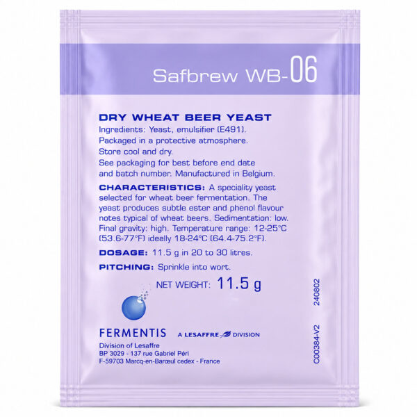 Пивные дрожжи SafAle WB-06
