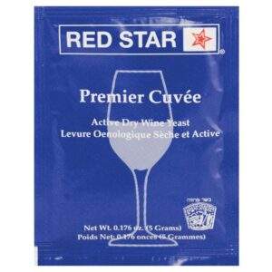 שמרים Premier Cuvee לייצור יין אדום ,לבן ושמפניה.