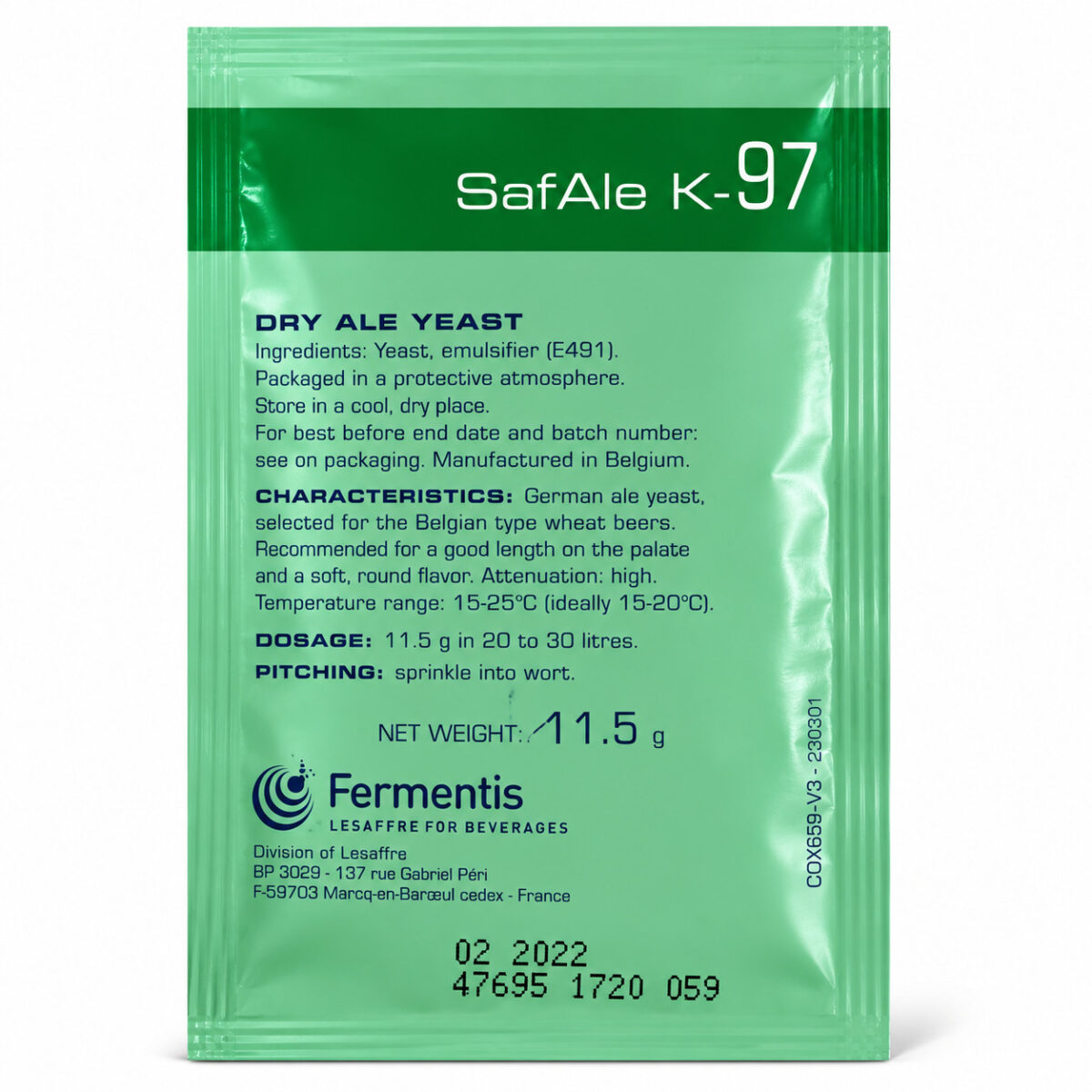שמרי בירה SafAle K-97