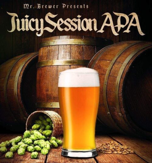 ערכה מגרעיני לתת Juicy Session APA להכנת 20 ליטר בירה. (All Grain)