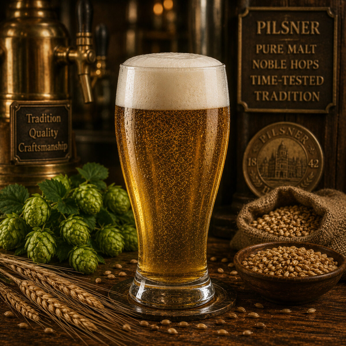 Зерновой набор Traditional Pilsner Silver Noble для домашнего пивоварения 20 литров