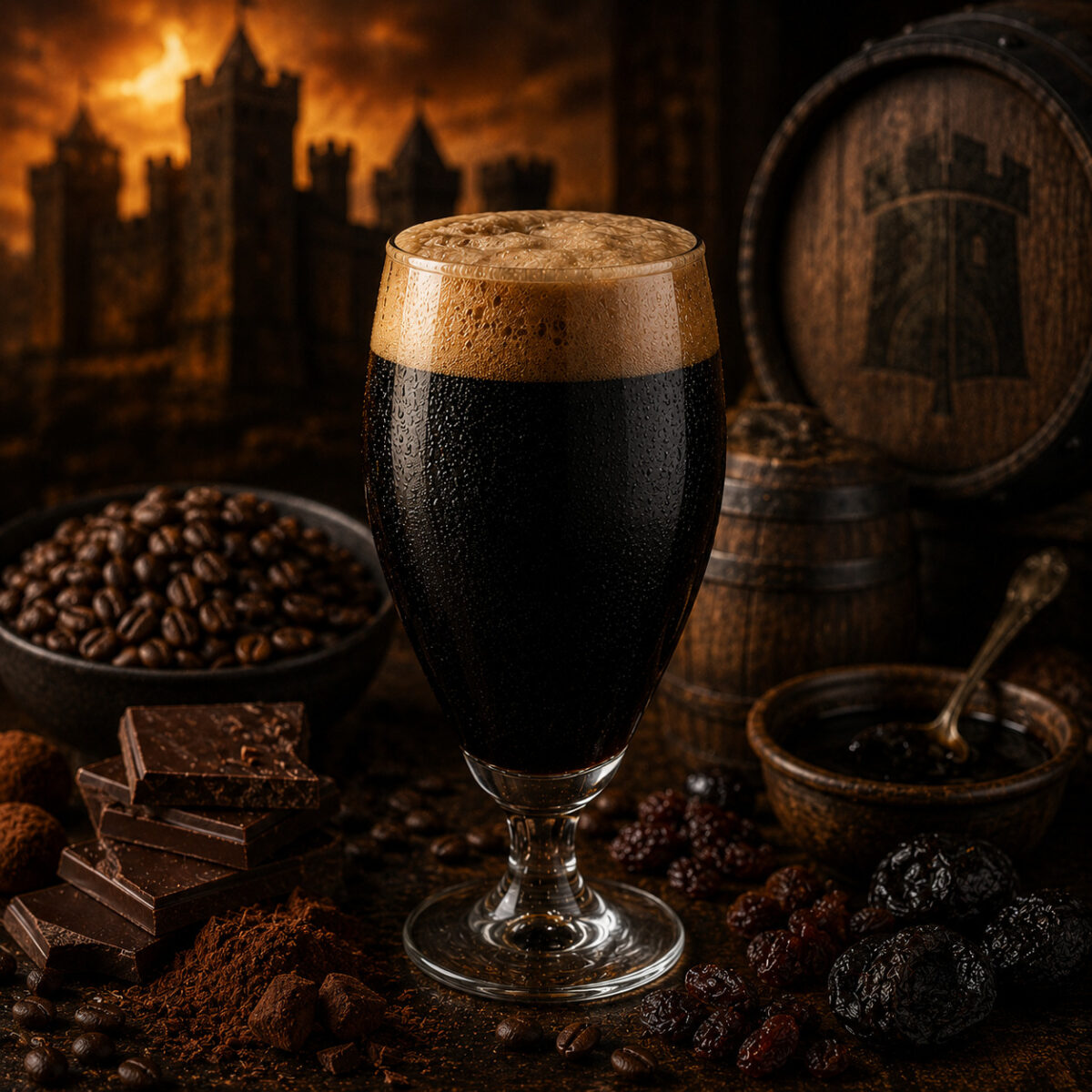 Зерновой набор Russian Imperial Stout Black Fortress для домашнего пивоварения 20 литров
