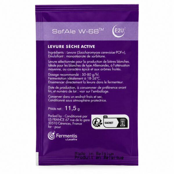 Пивные дрожжи SafAle W-68